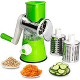 Tabletop Drum Grater | Manual Vegetable Cutter Slicer & Grater | Multi-functional Kitchen Gadget ( Random Color )