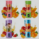 Portable 6-Blade Mini Blender – Rechargeable 380ml Juicer Cup for Smoothies & Shakes (Random Color)