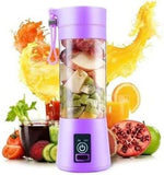 Portable 6-Blade Mini Blender – Rechargeable 380ml Juicer Cup for Smoothies & Shakes (Random Color)