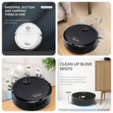 Smart 3-in-1 Mini Robot Vacuum Cleaner – Wireless, Mopping & Sweeping