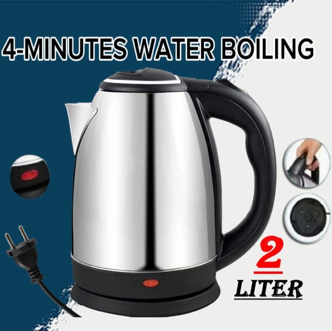 2.0L Electric Kettle with LED Display – Stainless Steel Hot Water Boiler, Auto Shut-Off & Temperature Control (1000W, 220V)