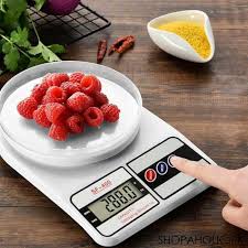 "Digital Kitchen Weighing Scale – Compact Electronic Food Weight Machine with LCD Display (High Precision)"